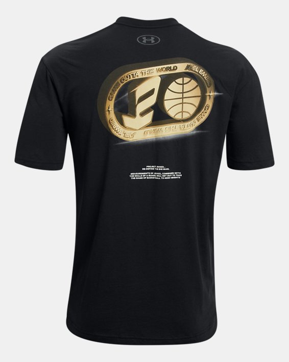 Men's UA Embiid Inter-Joelactic T-Shirt, Black, pdpMainDesktop image number 5